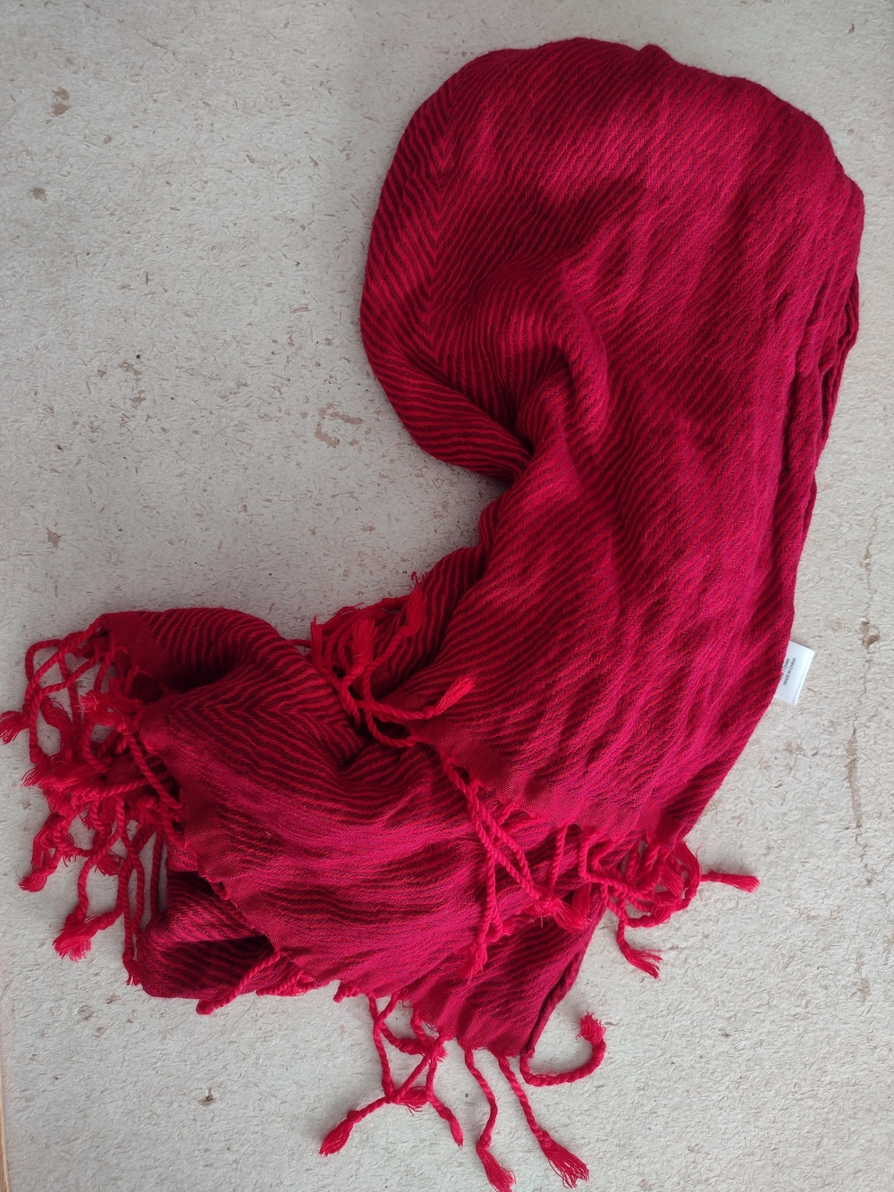 Liz Claiborne Womens Red Long Scarf